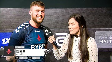 Astralis k0nfig interview after WINNING Game 1 against EG | ESL Pro League Season 15 | CSGO