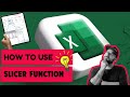 How to use Slicer Function in MS Excel || MS EXCEL TUTORIAL || Tabulation in MS EXCEL Sheet || Data