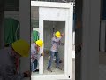 Flat pack container installation video!