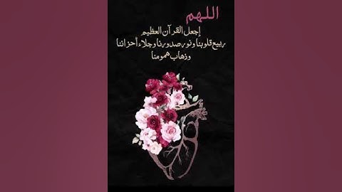 اللهم اجعل القرآن الكريم نوراً لنا في الدنيا والاخرة ❤️