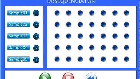 drsequenciator final project Creative Programming for Digital Media & Mobile Apps course