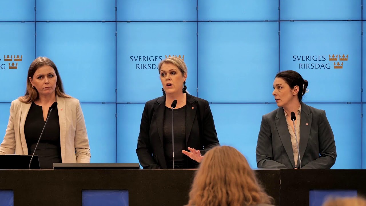 LIVE: Pressträff med Lena Hallengren, Teresa Carvalho och My Alnebratt