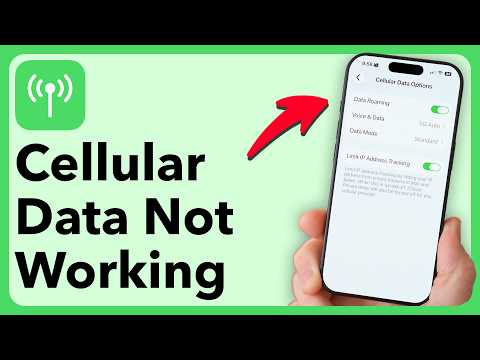 How to Fix Cellular Data Not Working (ANY iPhone)