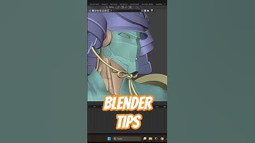 Blender Tips Viewport Display :)  #b3d #blender #blender3d #blendertutorial