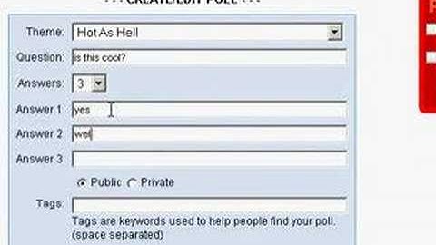 how to create a flash poll for your LiveJournal Blog