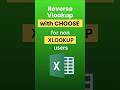 Still Using Old Excel? 🔥 Do VLOOKUP in REVERSE in 10 Sec! 😳