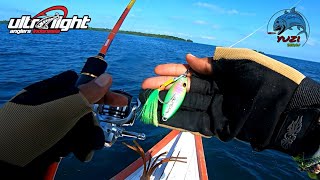 Slow Rocker 40gr ft. ARMA assist hook || Ultra Light Jigging 1-3lb || Golden Trevally