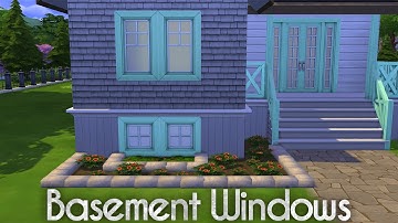 How to Place Basement Windows ~ The Sims 4 Tutorial