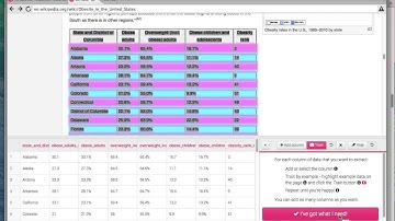 Extract web data with import.io and create d3 visualization