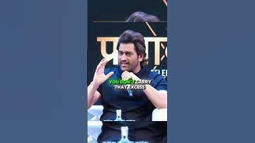 MS DHONI ON FAILURE 🔥🎯. #shorts #youtubeshorts