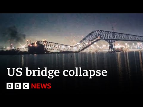 Baltimore: ‘Mass casualty event’ as bridge collapses after being hit by ship | BBC News