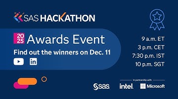 2025 SAS Hackathon Awards Ceremony