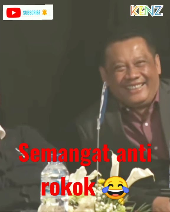 cak lontong , semangat anti rokok 😂🤣