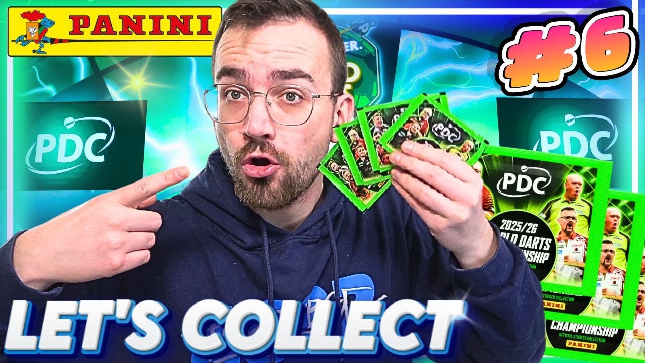 PANINI DARTS WM World Championship STICKER 2025/26 🎯 LETS COLLECT #6 😱🔥