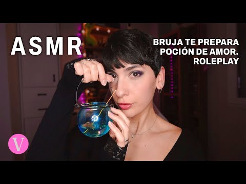 Hechizo ASMR - BRUJA te prepara Poción de AMOR - Roleplay para enamorados