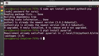 Python Import Error ModuleNotFoundError : No Module Named PySerial In  Ubuntu Linux - YouTube