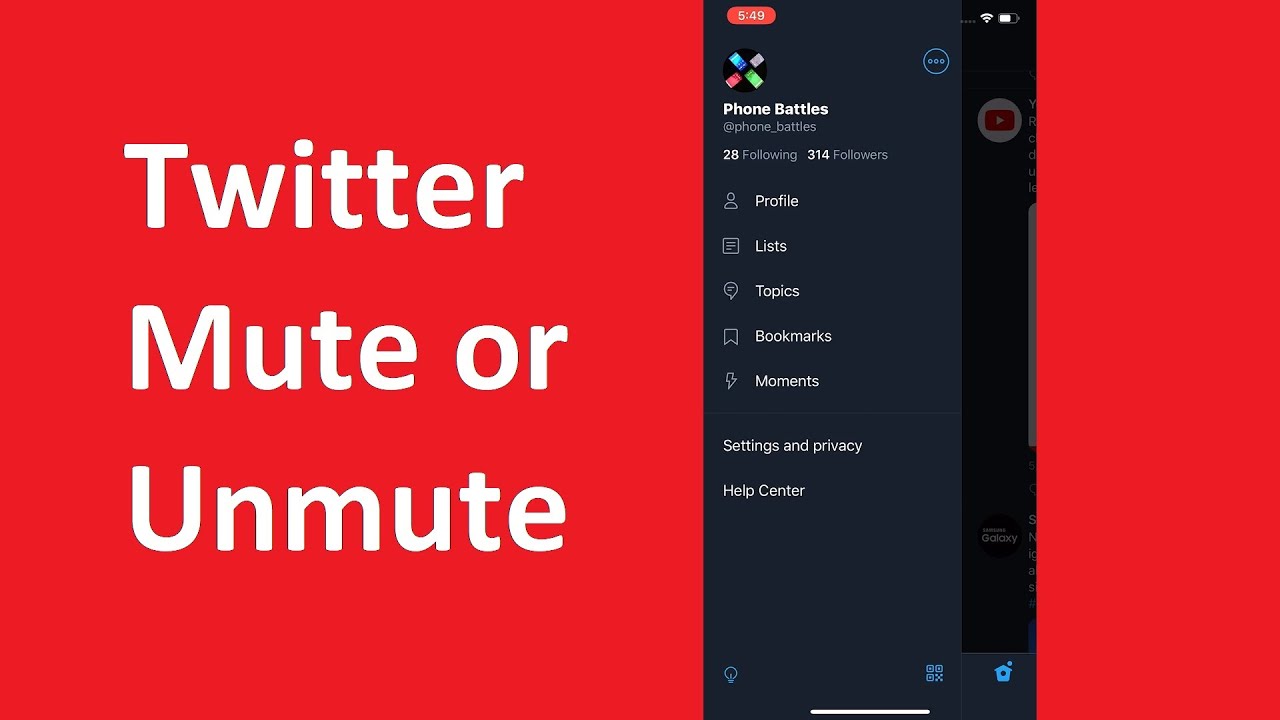 Twitter How to MUTE Someone (Quick) YouTube