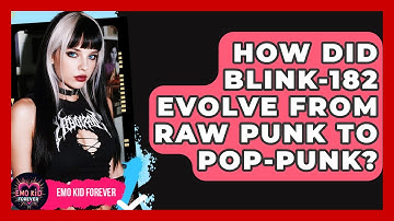 How Did Blink-182 Evolve From Raw Punk To Pop-punk? - Emo Kid Forever