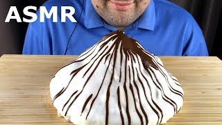 Asmr chocolate cream cake with sour ...