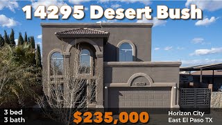 HORIZON CITY Resale Home for Sale | 3 bed/3 bath | $235,000