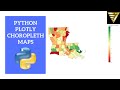 Python Plotly Choropleth Maps | #170 (Plotly Dash #4)
