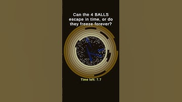 4 ball try to escape random maze in 15s! #ballescape #digitalart #satisfying #games #coding #asmr