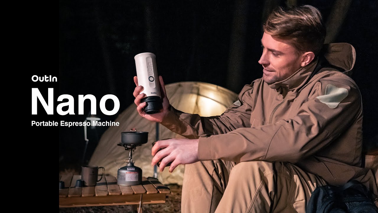Outin Nano Portable Espresso Machine For Outdoors 2023 - Travel Coffee Maker  In Style! 
