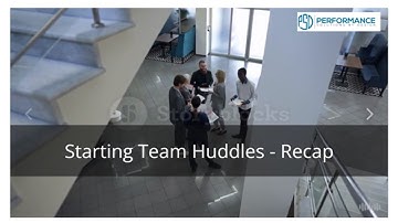 Team Huddle Best Practices