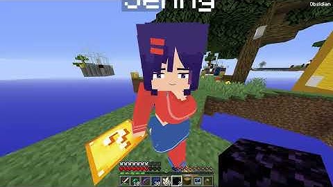 I Found Jenny Tyan Alone in Minecraft Skyblock… Then THIS Happened!