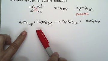 CHE 1301 Chapter 6 Precipitation of lead