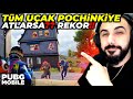 POCHİNKİ KİLL REKORUMU KIRDIM?! FULL RUSH OYNADIM!! | PUBG MOBILE