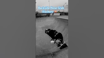 #backside nose 👃 grab #slasher vert #skateboarding