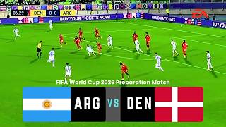 World Cup 26 | Argentina vs Denmark | Preparation Game on May 30, 2026 | WC26 | EA Sports FIFA23
