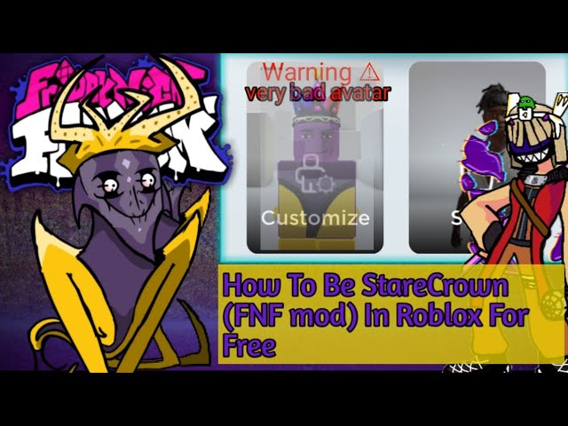 How To Be Starecrown (FNF mod) For Free || Roblox