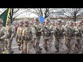 Военный парад в Риге. 100-летие независимости Латвии. Пешие.