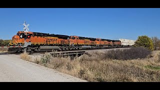 Celebrity 😎70-MPH 4-Unit BNSF Stack!!! 🔥👍 (High-Def!) Wealth