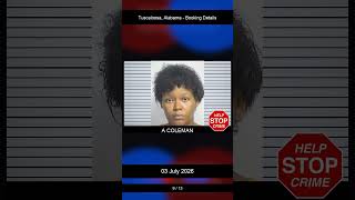 Tuscaloosa, Alabama Booking Records - 03 July 2026