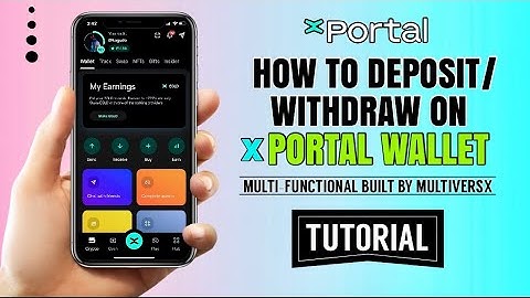 How to DEPOSIT or WITHDRAW on xPortal Wallet | MultiversX App Tutorial