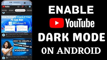 How To Enable YouTube Dark Mode Feature On Android (2022!)