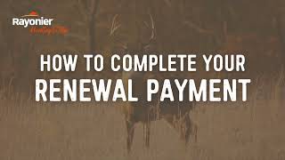 How To Complete Your License Renewal | Rayonier Hunting