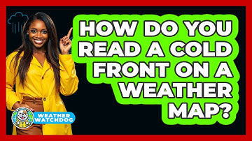 How Do You Read a Cold Front on a Weather Map?