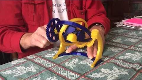 The Amazing Gyroscopic Cube Gears!