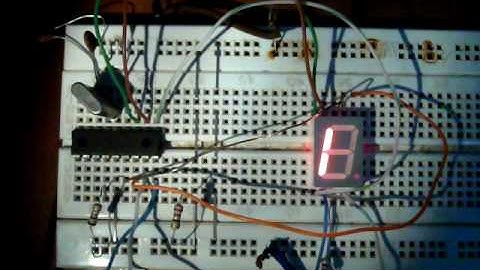 Seven Segment Drive with PIC16F84A
