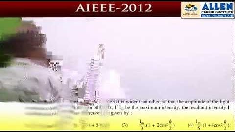 AIEEE 2012 , Video Solution, Physics( Code - D ) , Q.No. 3, 7, 8, 10, by: Rohit Johri Sir