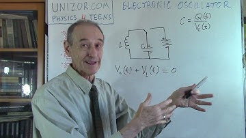 Electronic Oscillator: UNIZOR.COM - Physics4Teens - Waves - Oscillations in Electronic Circuits