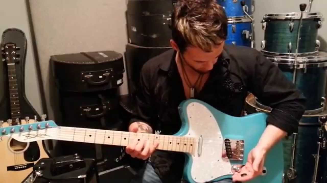 Stephan LaPlante with new Richtone Teebird prototype number one