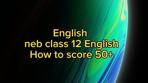 Neb class 12english|| 100% yestai model bata question aauxa|| Technical stream civil  class 12||