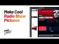 🔥How to make your own radio station show 🚀 cool pictures in style with your website!🧨