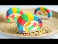 How to make Raibow roll cake (recipe) - Cách làm bánh cuộn cầu vồng