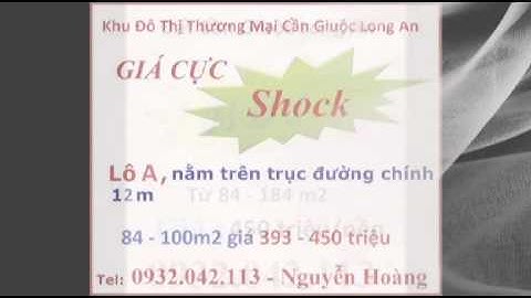 Chuyên mua bán đất Cần Giuộc Long An - 0932.042.113